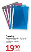Croxley Presentation Folders-Each