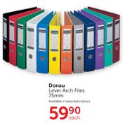 Donau Lever Arch Files 75mm-Each