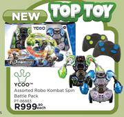 Ycoo Assorted Robo Kombat Spin Battle Pack PT-86883-Each