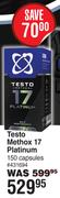 USN Testo Methox 17 Platinum-150 Capsules