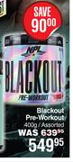 NPL Blackout Pre-Workout Assorted-400g