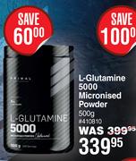 Primal L-Glutamine 5000 Micronised Powder-500g