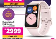 Huawei Watch Fit 2 Sakura