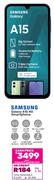 Samsung Galaxy A15 4G Smartphone-Each