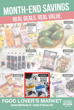 Food Lover's Market Western Cape : Month-End Savings (20 February - 26 February 2023), page 1