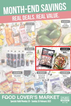 Food Lover's Market Western Cape : Month-End Savings (20 February - 26 February 2023), page 1