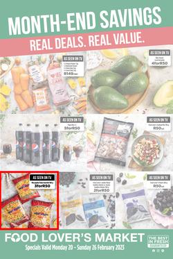 Food Lover's Market Western Cape : Month-End Savings (20 February - 26 February 2023), page 1