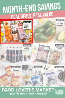 Food Lover's Market Western Cape : Month-End Savings (20 February - 26 February 2023), page 1