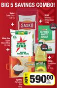 Sasko Cake Flour 12.5Kg Combo-For All 5