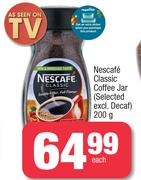 Nescafe Classic Coffee Jar-200g Each