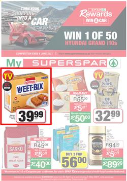 SUPERSPAR EASTERN CAPE : My Superspar (20 April - 2 May 2021) Valid In Bluewater Bay, Despatch, Gelvandale, Nahoon, Jeffery's Bay, Rosehill, Melville's, Protea, Sedgefield, Village On Main, Debi Lee, page 1