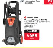 Bennett Read Pressure Washer IND2200