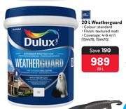 Dulux 20L Weatherguard