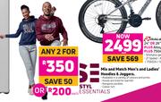 Mix & Match Men's & Ladies Hoodies & Joggers-Each