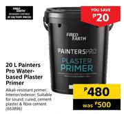Fired Earth Painters Pro Water-Based Plaster Primer-20Ltr
