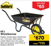Builders 65Ltr Wheelbarrow