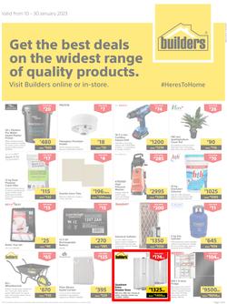 Builders Botswana : Get The Best Deals On The Widest Range Of Quality Products (10 January - 30 January 2023), page 1
