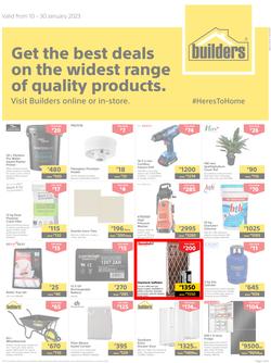Builders Botswana : Get The Best Deals On The Widest Range Of Quality Products (10 January - 30 January 2023), page 1