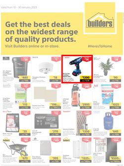 Builders Botswana : Get The Best Deals On The Widest Range Of Quality Products (10 January - 30 January 2023), page 1