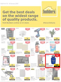 Builders Botswana : Get The Best Deals On The Widest Range Of Quality Products (10 January - 30 January 2023), page 1