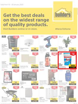 Builders Botswana : Get The Best Deals On The Widest Range Of Quality Products (10 January - 30 January 2023), page 1