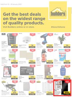 Builders Botswana : Get The Best Deals On The Widest Range Of Quality Products (10 January - 30 January 2023), page 1