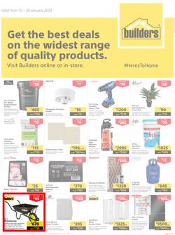 Builders Botswana : Get The Best Deals On The Widest Range Of Quality Products (10 January - 30 January 2023), page 1