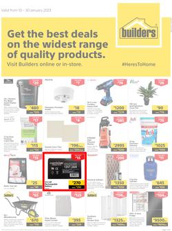 Builders Botswana : Get The Best Deals On The Widest Range Of Quality Products (10 January - 30 January 2023), page 1