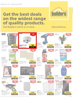 Builders Botswana : Get The Best Deals On The Widest Range Of Quality Products (10 January - 30 January 2023), page 1