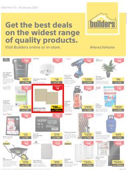 Builders Botswana : Get The Best Deals On The Widest Range Of Quality Products (10 January - 30 January 2023), page 1