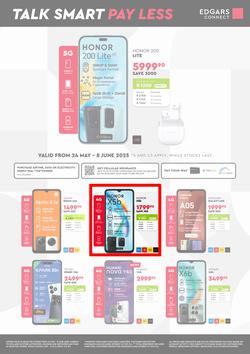 Edgars Connect : Talk Smart Pay Less (24 May - 08 June 2025), page 1