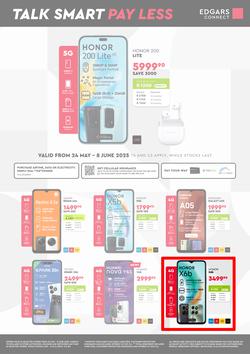 Edgars Connect : Talk Smart Pay Less (24 May - 08 June 2025), page 1