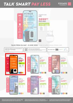 Edgars Connect : Talk Smart Pay Less (24 May - 08 June 2025), page 1