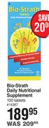 Bio-Strath Daily Nutritional Supplement-100 Tablets