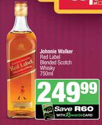 Johhnie Walker Red Label Blended Scotch Whisky-750ml