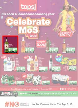 Tops At Spar : Celebrate For Mos At Tops (09 December - 24 December 2024), page 1
