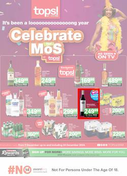 Tops At Spar : Celebrate For Mos At Tops (09 December - 24 December 2024), page 1