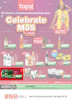 Tops At Spar : Celebrate For Mos At Tops (09 December - 24 December 2024), page 1