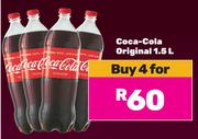 Coca Cola Original-For 4 x 1.5L