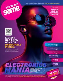 Game : Electronics Mania (24 March - 28 April 2024)