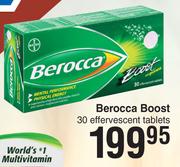 Berocca Boost-30 Effervescent Tablets