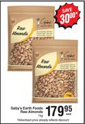 Gaby's Earth Foods Raw Almonds-1Kg Each