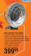 Alva Cylinder Top Heater