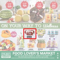 Food Lover's Market KZN : Our Way To Wellness (21 Oct - 27 Oct 2019), page 1