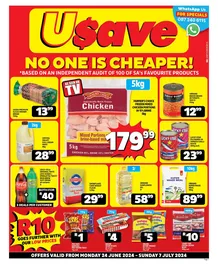 Usave Gauteng, Mpumalanga, Limpopo & North West : No One Is Cheaper (24 June - 07 July 2024)