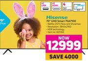 Hisense 70" UHD Smart 70A7100