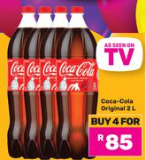 Coca-Cola (Original)-For 4 x 2Ltr