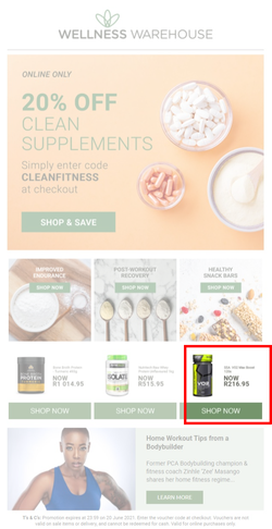 Wellness Warehouse : 20% Off Clean Supplements (Request Valid Dates From Retailer) Online Only, page 1