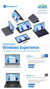 Incredible Connection : A Brand New Windows Experience (7 December - 18 December 2021)