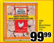 Spar IQF Mixed Chicken Portions-4Kg